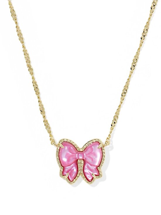 Kendra Scott Jewelry - Haley Bow Gold Short Pendant Necklace